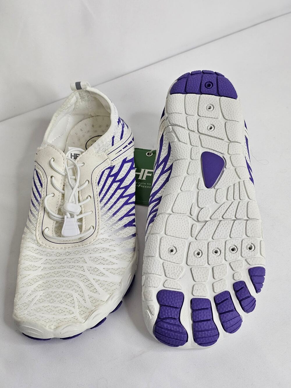 NWT Healthy Freedom Barefoot‎ Aqua Wide Toe 8/39 Purple